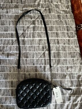 Rebecca Minkoff Black Quilted Crossbody with Stud Accents